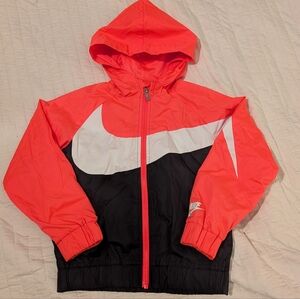 Nike Kids Neon Pink and Black Jacket